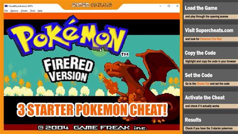 Cheats pokemon fire red emulator - Item Modifier Cheats (All Code Breaker) We’ll start this list of Pokemon FireRed 898 Randomizer cheats with some Item Modifiers. These cheats will allow you to get items that you want anytime you want. Input the codes correctly, and you can get them from any Item PC. Rare Candies. Master Balls. These next item modifier cheats will work the same. 